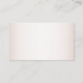 Pink White Rose Watercolor Greenery Wedding Detail Informatiekaartje (Achterkant)