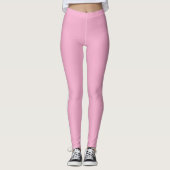 Pink & White Stripe Gym Leggings (Voorkant)