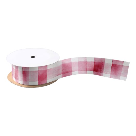 Pink White Stripes Birthday Satijnen Lint (Spoel)