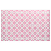 Pink White Trendy Triangles Pattern Fabric Stof (Yard (91,4 cm))