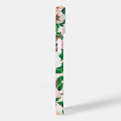 Pink & White Wild Roos Flowers Patroon Case-Mate iPhone Case (Achterkant / Rechts)