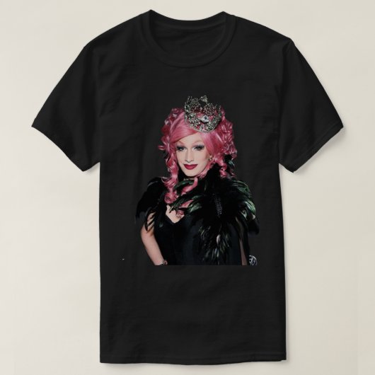 Pink Wig Jinkx Monsoon T-shirt (Design voorkant)