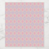 pink wijn etiket (Enkel label)