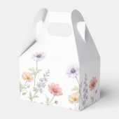 Pink Wildflower Bloom Graduation Party Bedankdoosjes (Achterkant)