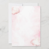 Pink Wine The Bride is Cloud Nine Bridal Shower Kaart (Achterkant)