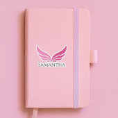 Pink wings cute girly Aviation  Sticker