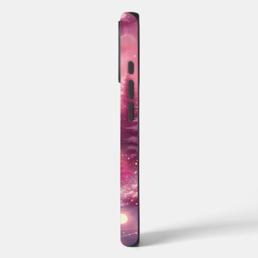 Pink Winter Gymnastics Balance Beam Custom Holiday Case-Mate iPhone Case (Achterkant / Links)