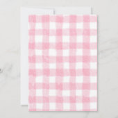 Pink Winter Onederland Girl Nutcracker Birthday  Kaart (Achterkant)