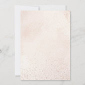 Pink Winter Sprinkles Glitter Girl 1st Birthday Kaart (Achterkant)