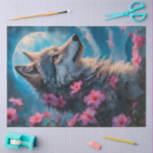 Pink Wolf Tissuepapier (Craft)