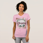 Pink Women's Bella Canvas Slim Fit T-Shirt (Voorkant volledig)