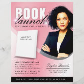Pink Women's Book Lancering Event Flyer (Voorkant)