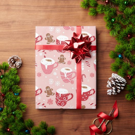 Pink Wonderland: Cacao Cups & Kerstmis Cadeaupapier (Feestdagen Geschenken)