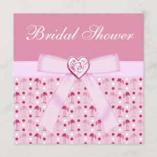 Pink Wonderland Flamingos Vrijgezellenfeest Invite Kaart