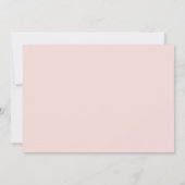 Pink Woodland Birthday Party Kaart (Achterkant)