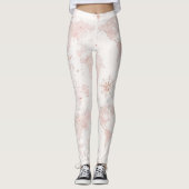 Pink World Map Leggings (Voorkant)