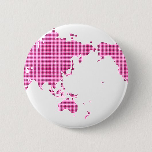 PINK WORLD RONDE BUTTON 5,7 CM (Voorkant)