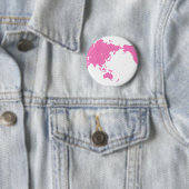 PINK WORLD RONDE BUTTON 5,7 CM (In situ)