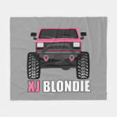 PINK XJ FLEECE DEKEN (Voorkant (Horizontaal))