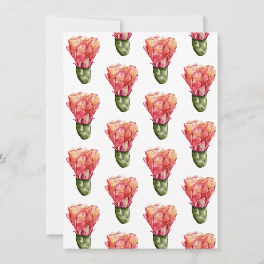 Pink Yee Haw Western Rodeo Cowgirl Verjaardag Kaart (Achterkant)