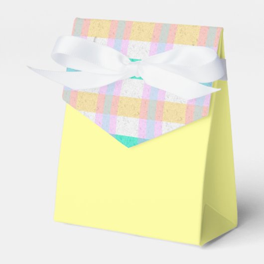 Pink Yellow Blue Turquoise Paars Pset Pattern Bedankdoosjes (Voorkant Zijde)