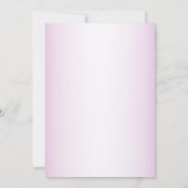 Pink Yellow Floral Rustic Wedding Rehearsal Dinner Kaart (Achterkant)