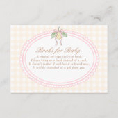 Pink & Yellow Lemon Bow Books for Baby Informatiekaartje (Voorkant)