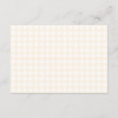 Pink & Yellow Lemon Bow Books for Baby Informatiekaartje (Achterkant)