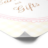 Pink & Yellow Lemon Bow Cards & Gifts Poster (Hoek)