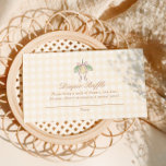 Pink & Yellow Lemon Bow Diaper Raffle Informatiekaartje<br><div class="desc">Celebrate your spring/summer baby shower with our lovely pink and yellow lemon-themed baby shower design.</div>