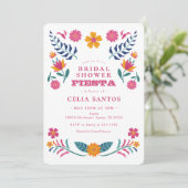 Pink Yellow Mexican Fiesta Vrijgezellenfeest Kaart (Staand voorkant)