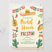 Pink Yellow Mexican Fiesta Vrijgezellenfeest Kaart (Voorkant)