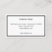 Pink Yellow Plumeria Floral Visitekaartje (Achterkant)