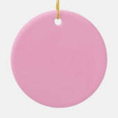 Pink Yellow Rose Keramisch Ornament (Achterkant)