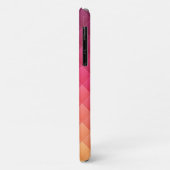Pink & Yellow Striped Case-Mate iPhone Case (Achterkant/links)