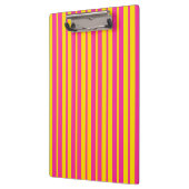 Pink Yellow Stylish Stripes Pattern Design  Klembord (Links)