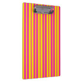 Pink Yellow Stylish Stripes Pattern Design  Klembord (Rechts)
