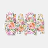 Pink Yellow White Oranje Roos Flowers Patroon Bedankdoosjes (Uitgevouwen)