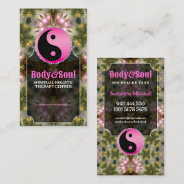 Pink Yin Yang Forest Princess Visitekaartjes