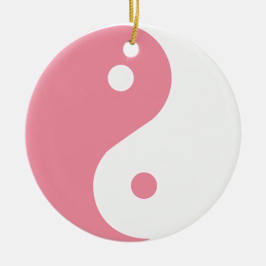 Pink Yin & Yang ornament (Voorkant)
