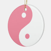 Pink Yin & Yang ornament (Links)