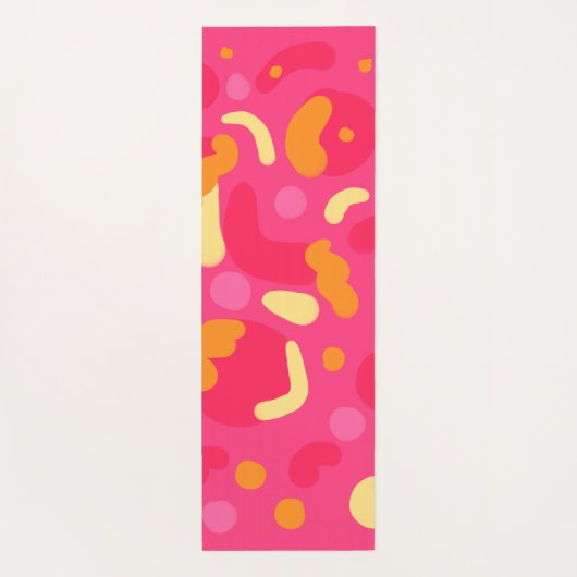 Pink  yogamat (Achterkant)