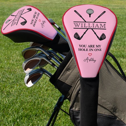 Pink You Are My Hole In One Golfheadcover