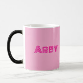 Pink Your Text Morphing Mug Magische Mok