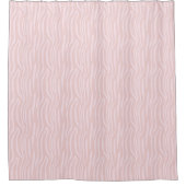 Pink Zebra Pattern Shower Curtain Douchegordijn (Voorkant)
