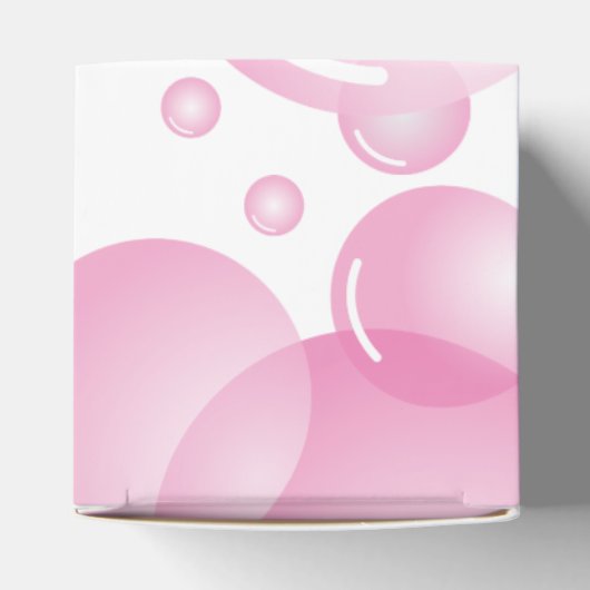 PInk zeepbel meisje baby shower dank je partij Bedankdoosjes (Bovenkant)