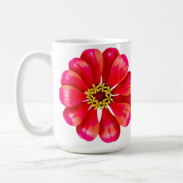 Pink Zinnia Koffiemok