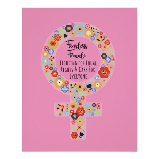 Pink zonder Vrouw Poster (Voorkant)