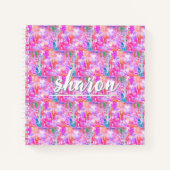 Pinkalicious Abstract Design Spiral Notitieboek (Voorkant)