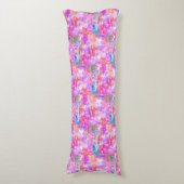Pinkalicious Abstract Heart Design Body Pillow Lichaamskussen (Voorkant Verticaal)